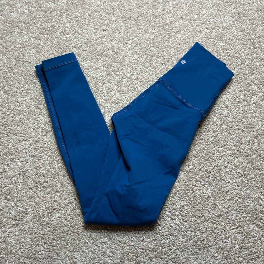lululemon athletica Blue High-Rise Leggings